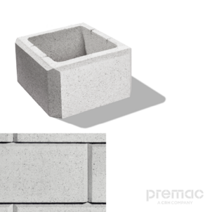 CITY plot PILIER 32,5x32,5x20 cm BIELA