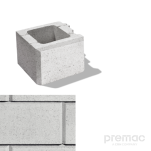 CITY plot POLOVIČKA 25x25x20 cm BIELA