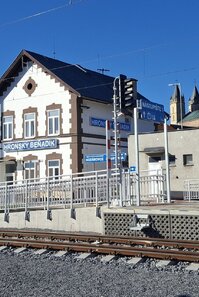 Vlakové nástupište Hronský Beňadik